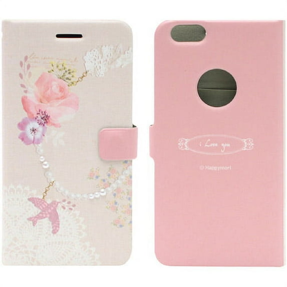 HAPPYMORI Bird Charm Leather Case for Apple iPhone 6
