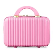 Hard Shell Cosmetic Travel Case, Pink, 1 Count