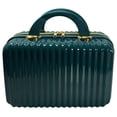 thumbnail image 1 of Hard Shell Cosmetic Travel Case, Teal, 1 of 4
