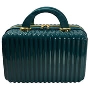 Hard Shell Cosmetic Travel Case, Teal