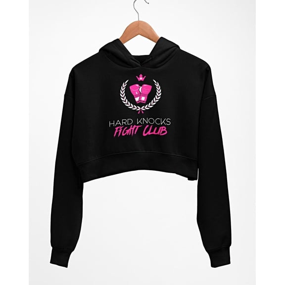 HARD KNOCKS FIGHT CLUB - Women's Crop Hoodie
