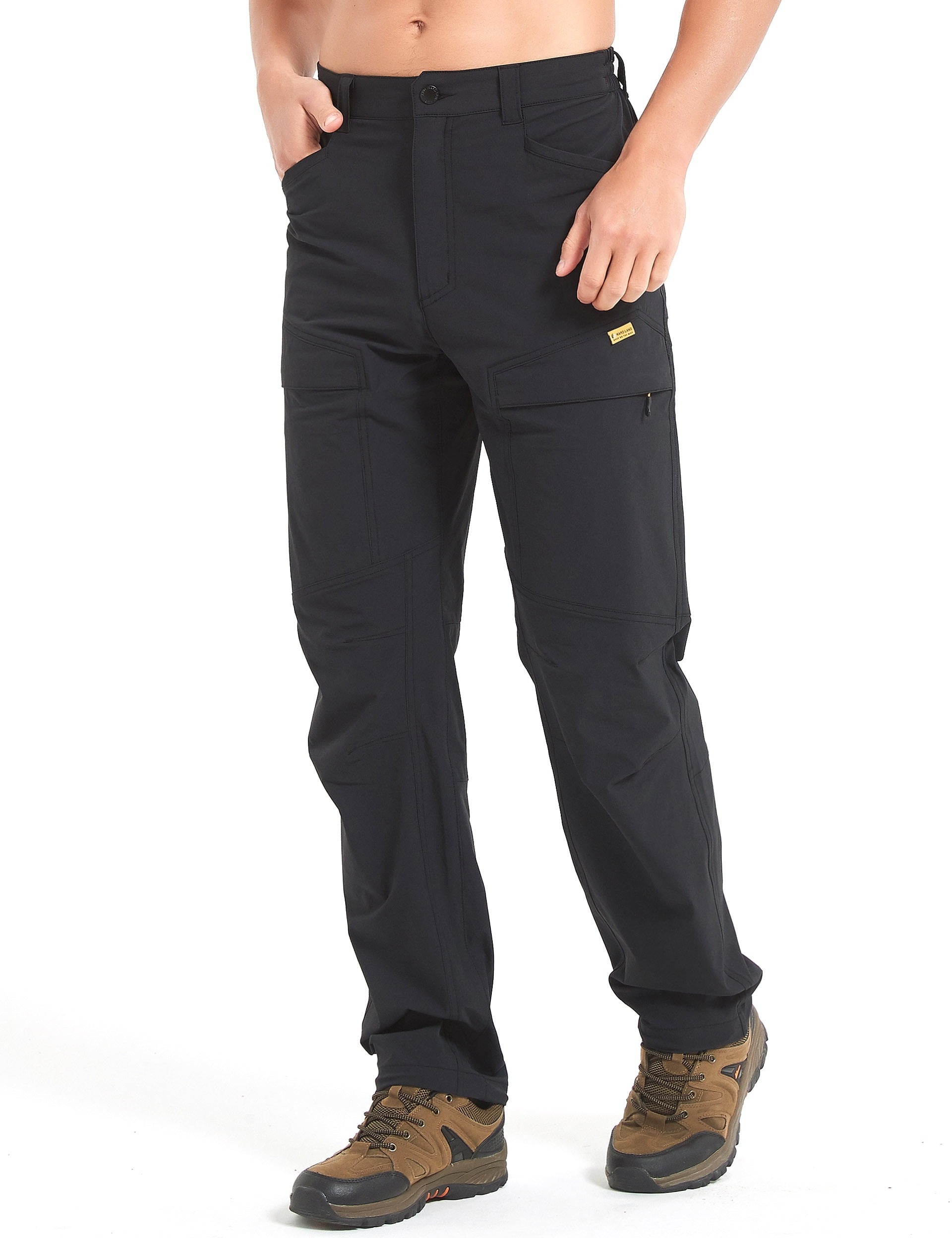 HARD LAND Mens Stretch Work Hiking Pants Quick Dry Lightweight Outdoor