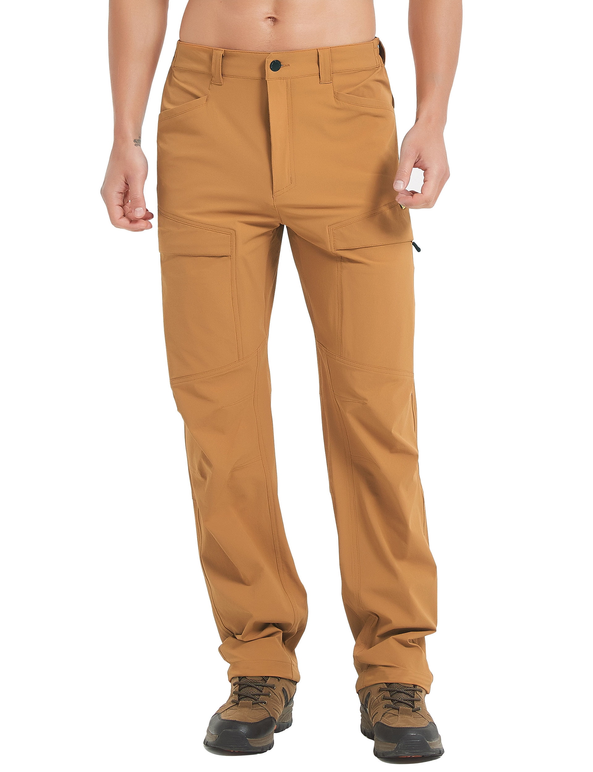 HARD LAND Mens Stretch Work Hiking Pants Quick Dry Lightweight Outdoor
