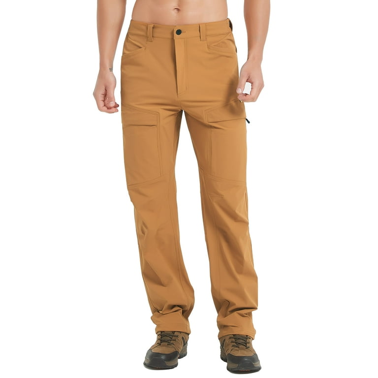 HARD LAND Mens Stretch Work Hiking Pants Quick Dry Lightweight