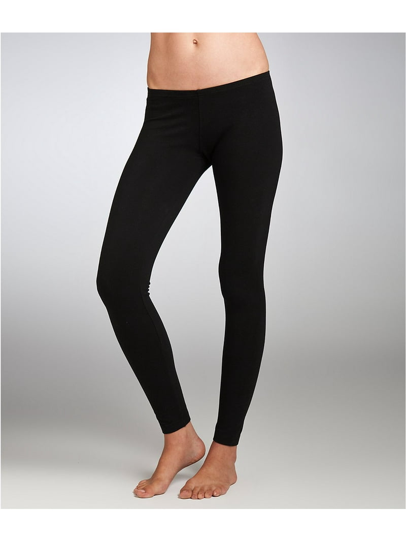 Hardtail Roll Down Boot Leg Yoga Pants - Black Cotton Lycra Blend, High Waisted