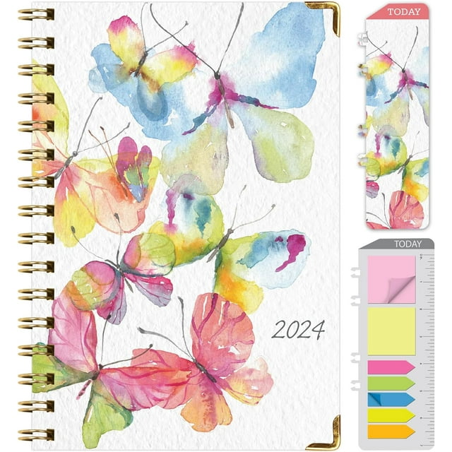 HARDCOVER 2024 Planner (November 2023 Through December 2024) 5.5"x8