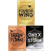 The Empyrean Series Fourth Wing, Iron Flame & Onyx Storm, 3 Books Hardcover