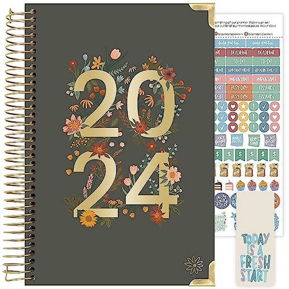 HARDCOVER bloom daily planners 2025 Calendar Year Day Planner (January