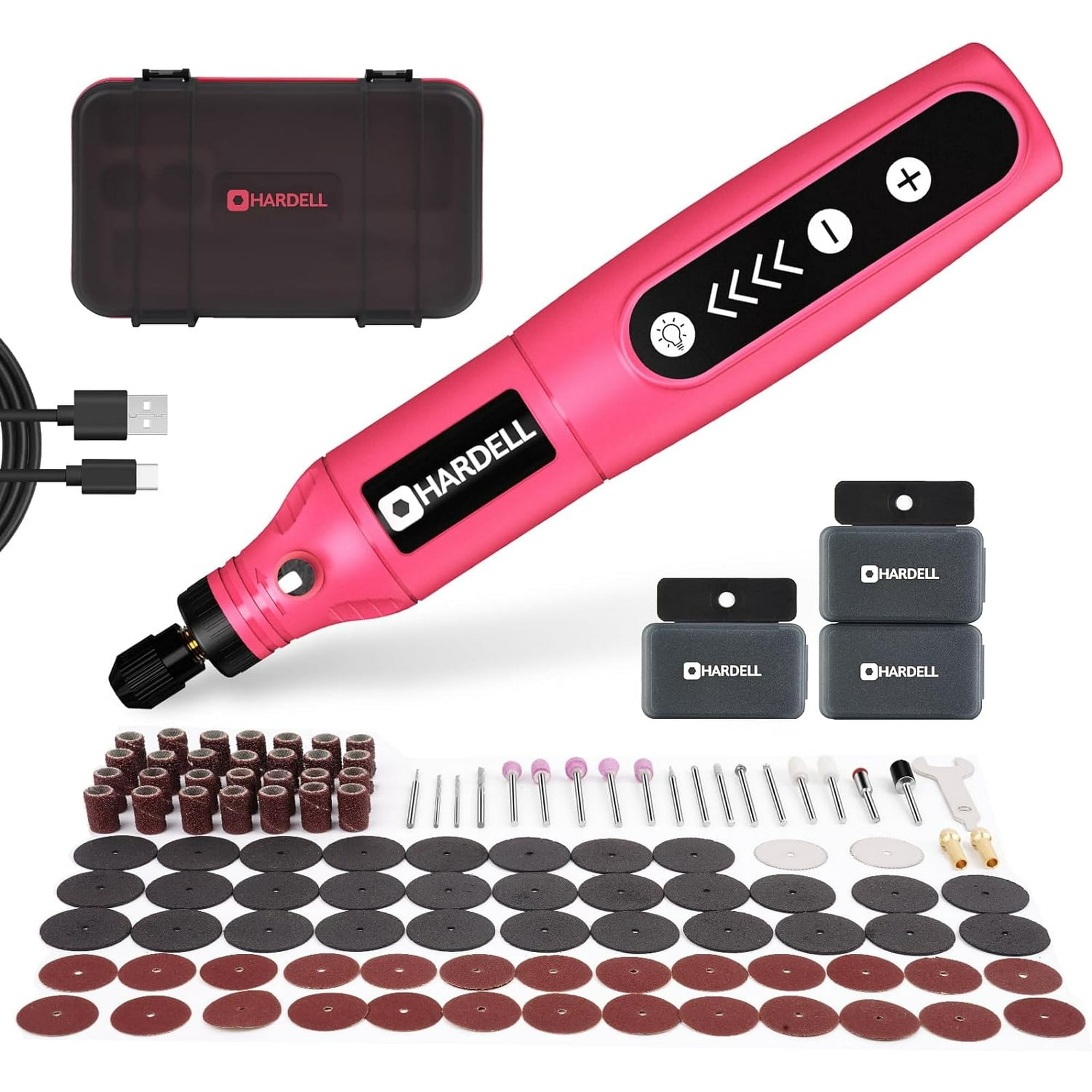 DYNAMIC High Speed Rotary Tool with 60 Accessories - Cordless Rechargeable with Carrying Case - Single Speed 10000 RPM 3.6 Volts: TJ06-09904 DYNAMIC High Speed Rotary Tool with 60 Accessories - Cordless Rechargeable with Carrying Case - Single Speed 10000 RPM 3.6 Volts: TJ06-09904