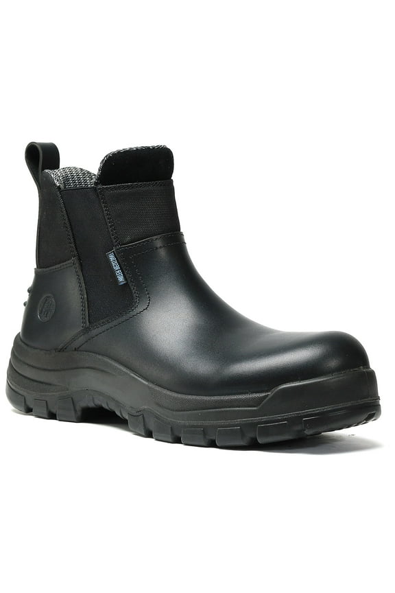 Men's Slip On Work Boots,Soft Toe Slip Resistant Waterproof Work Boots 80M02 9EE