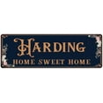 thumbnail image 1 of HARDING Home Sweet Home Victorian Look 8x24 Metal Sign 108240046795, 1 of 1