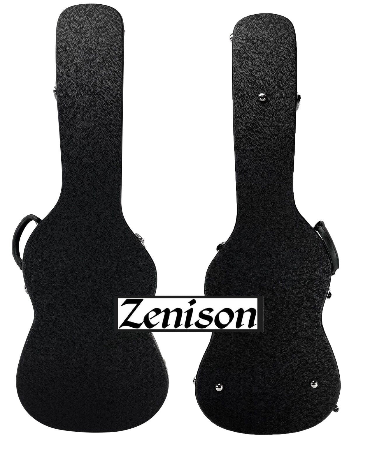 Zenison Electric Hard-Shell Case Strat Style LP Style with Lock Latch Heavy Duty