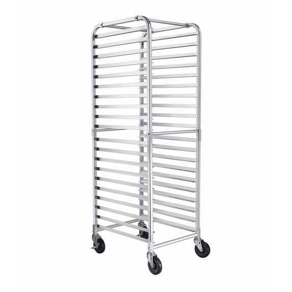 HARDURA Restaurant Equipment 20 Tier Aluminum Sheet Pan Rack with Casters, NSF Home Commercial Kitchen, 20"L×26"W×69"H