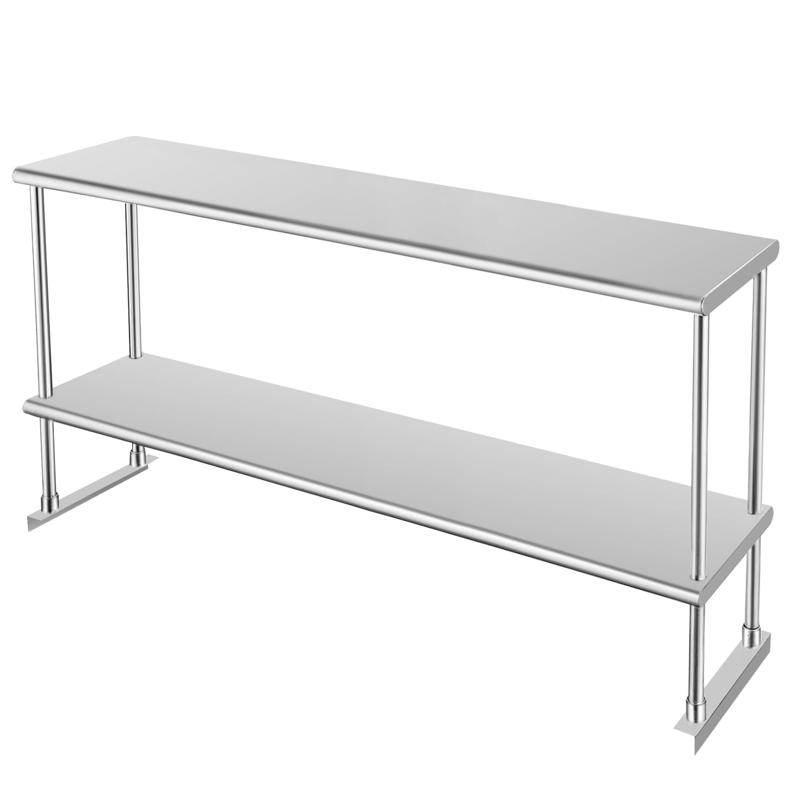 HARDURA Restaurant Equipment Double Overshelf, NSF Commercial 2 Tier ...