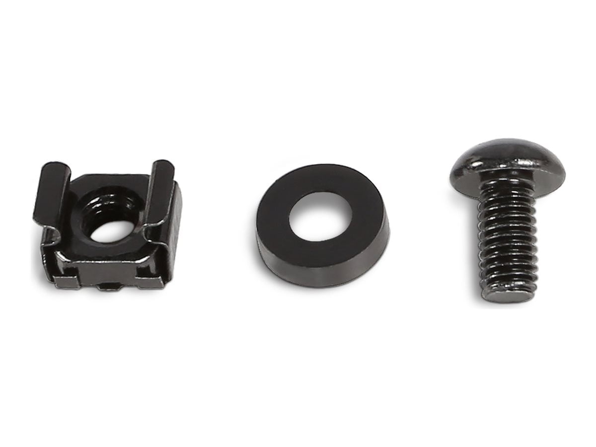 CyberPower CRA60001 (50) Pack M6 Cage Nut and Screw Kit - Black - Hardware & Accessories