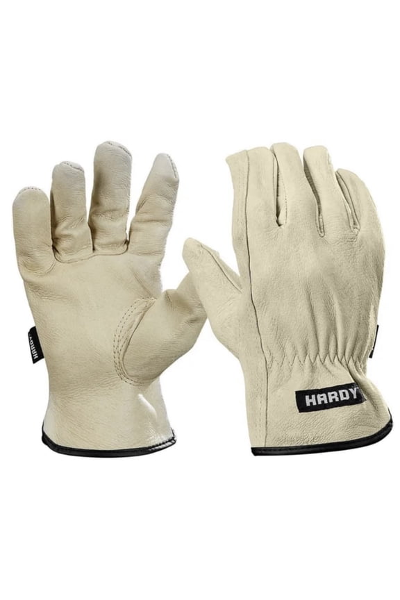 Pigskin Leather Work Gloves, Medium (2 PAIR)