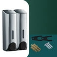 thumbnail image 1 of HARFELL Soap Dispenser Wall Mounted Liquid Bathroom Hand Soap Shower Gel Shampoo, 1 of 4