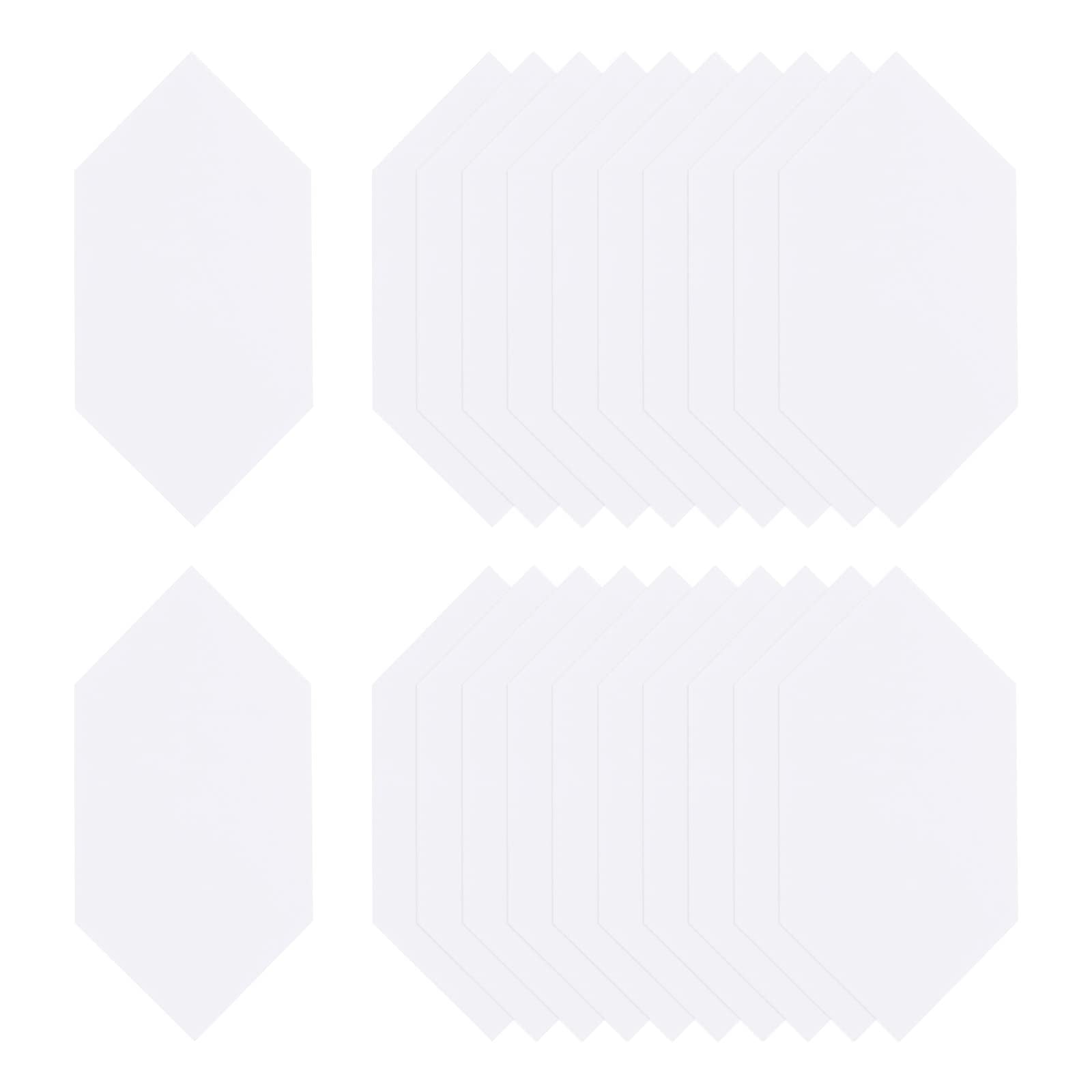 HARFINGTON 100 Count English Paper Piecing Small Extended Hexagon