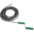 thumbnail image 1 of HARFINGTON Plumbing Drain Auger 3/8" (10mm) Dia. 49ft Manual Toilet Snake Flexible Drain Cleaner Tool with Drill Connector Spring Unclog Hair for Bathroom Kitchen Toilet Bathtub Sewer Sink, 1 of 4