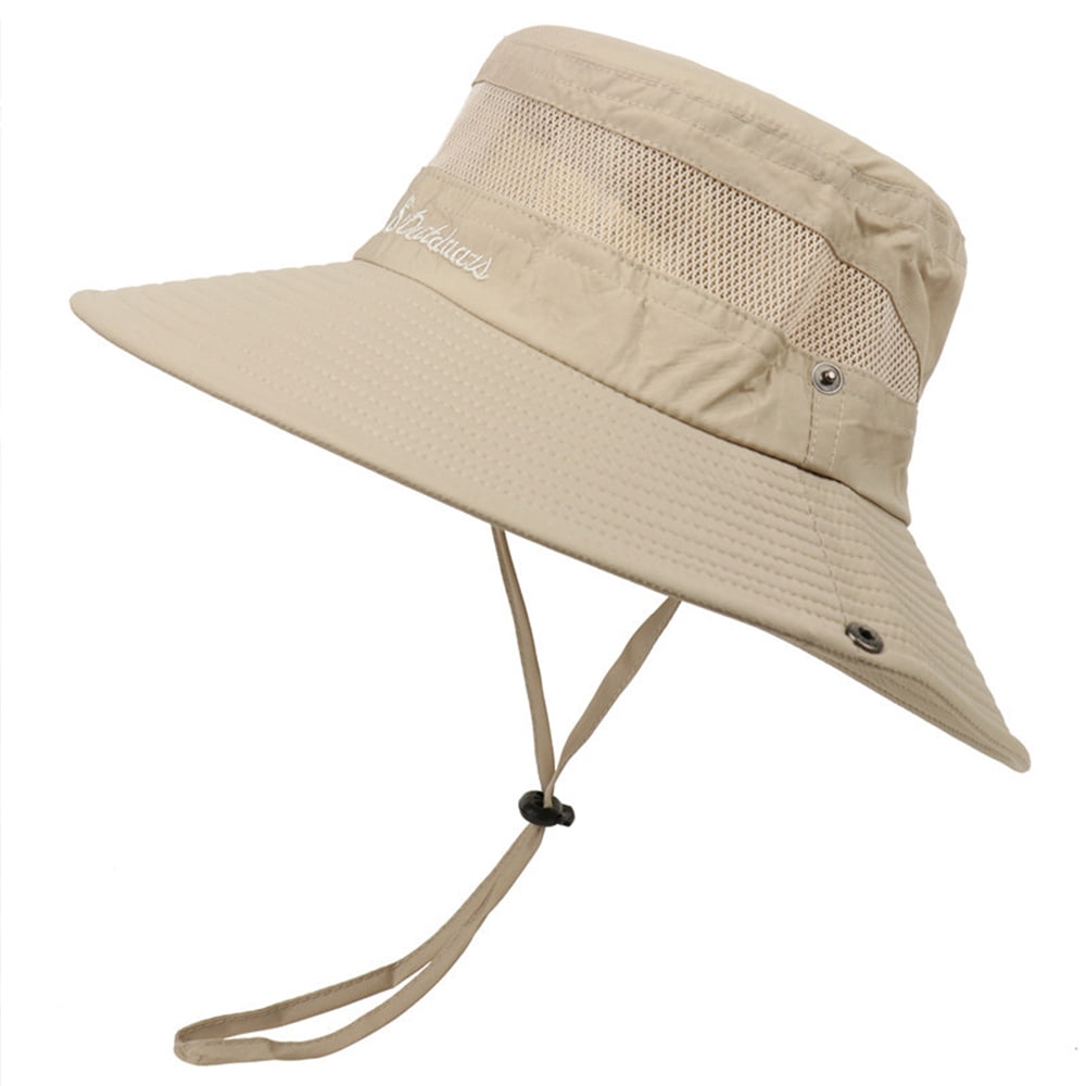HARGLESMAN Men Sun Hat Sun Protection Wide Brim Bucket Hat