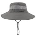 thumbnail image 1 of HARGLESMAN Men Sun Hat Sun Protection Wide Brim Bucket Hat Waterproof Foldable Boonie Hat, 1 of 7