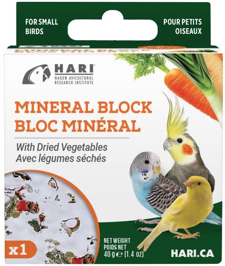 HARI Vegetable Mineral Block for Small Birds [Bird, Mineral Blocks] 1.2