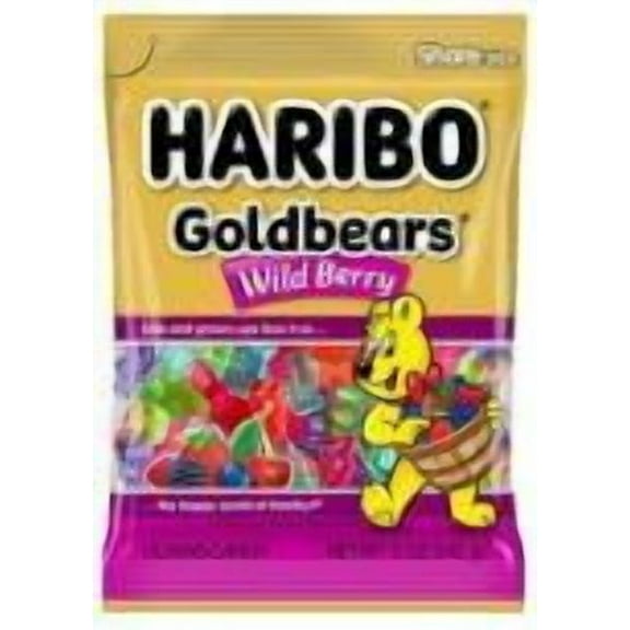 HARIBO 5 Oz. GOLDBEARS WILD BERRY Case Of 12 DELICIOUS