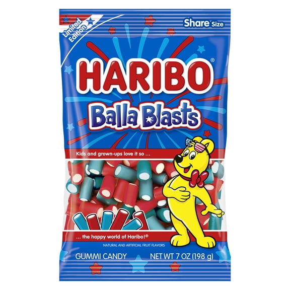 HARIBO Balla Blasts, 7oz, Share Size