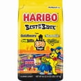 thumbnail image 1 of HARIBO Best on the Block Halloween Assorted Fruit Flavor and Shapes Gummy Candy, 60oz Bag, 150ct Mini Gummy Pouches (2 Pack), 1 of 1