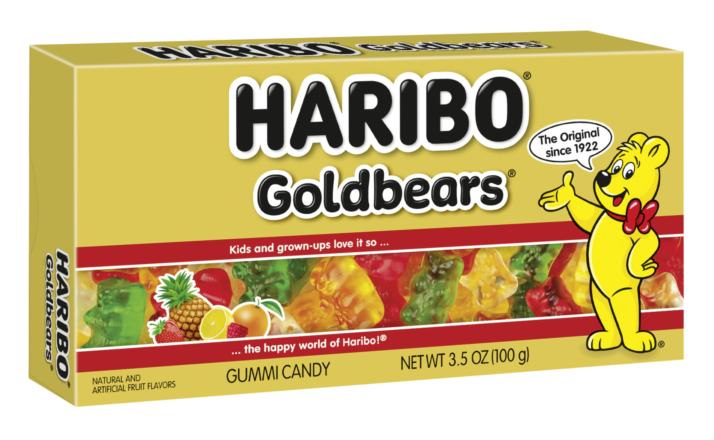 HARIBO Goldbears Gummy Bears Assorted Fruit Gummy Candy Theater Box 3 haribo-goldbears-gummy-bears-assorted-fruit-gummy-candy-theater-box-3