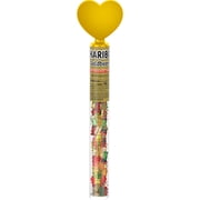 HARIBO Goldbears Valentines Edition Gummies Assorted Fruit Flavor Gummy Bears Gummy Candy, 2.53oz, Filled Heart Topped Tube