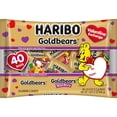 thumbnail image 1 of HARIBO Gummies Goldbears Gummy Bears, Valentine's Day Original and Wild Berry Gummies Mix, Bag of 40 Mini Gummy Bear Bags, .4 oz, 1 of 5
