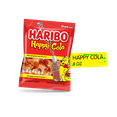 thumbnail image 1 of HARIBO HAPPY COLA Refreshing cola-flavored gummies in a classic bottle shape; 4 OZ PACK; 1 pack, 1 of 2