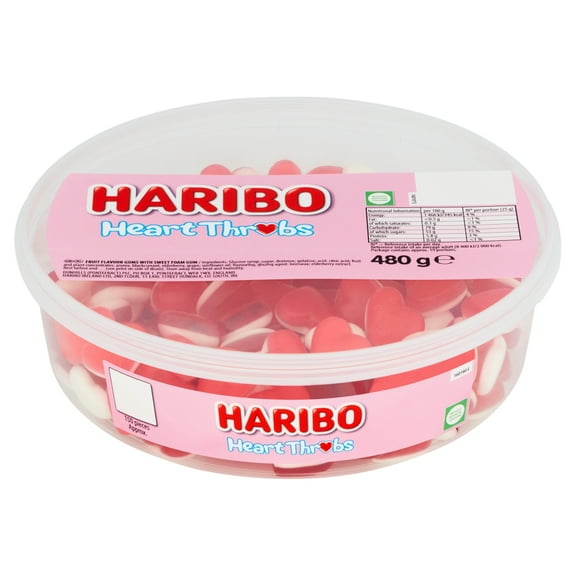 Haribo Heart Throbs 150pc Tub 480g