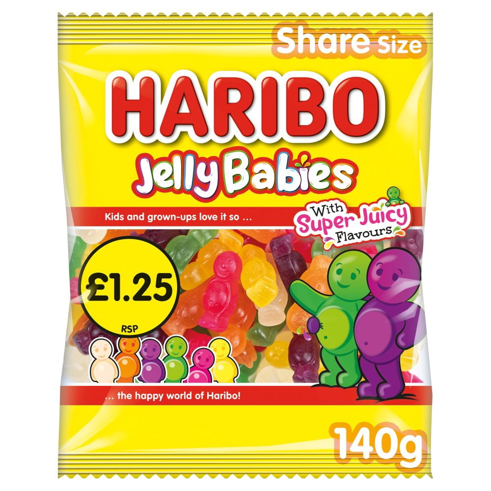 HARIBO Jelly Babies 140g (pack of 12)