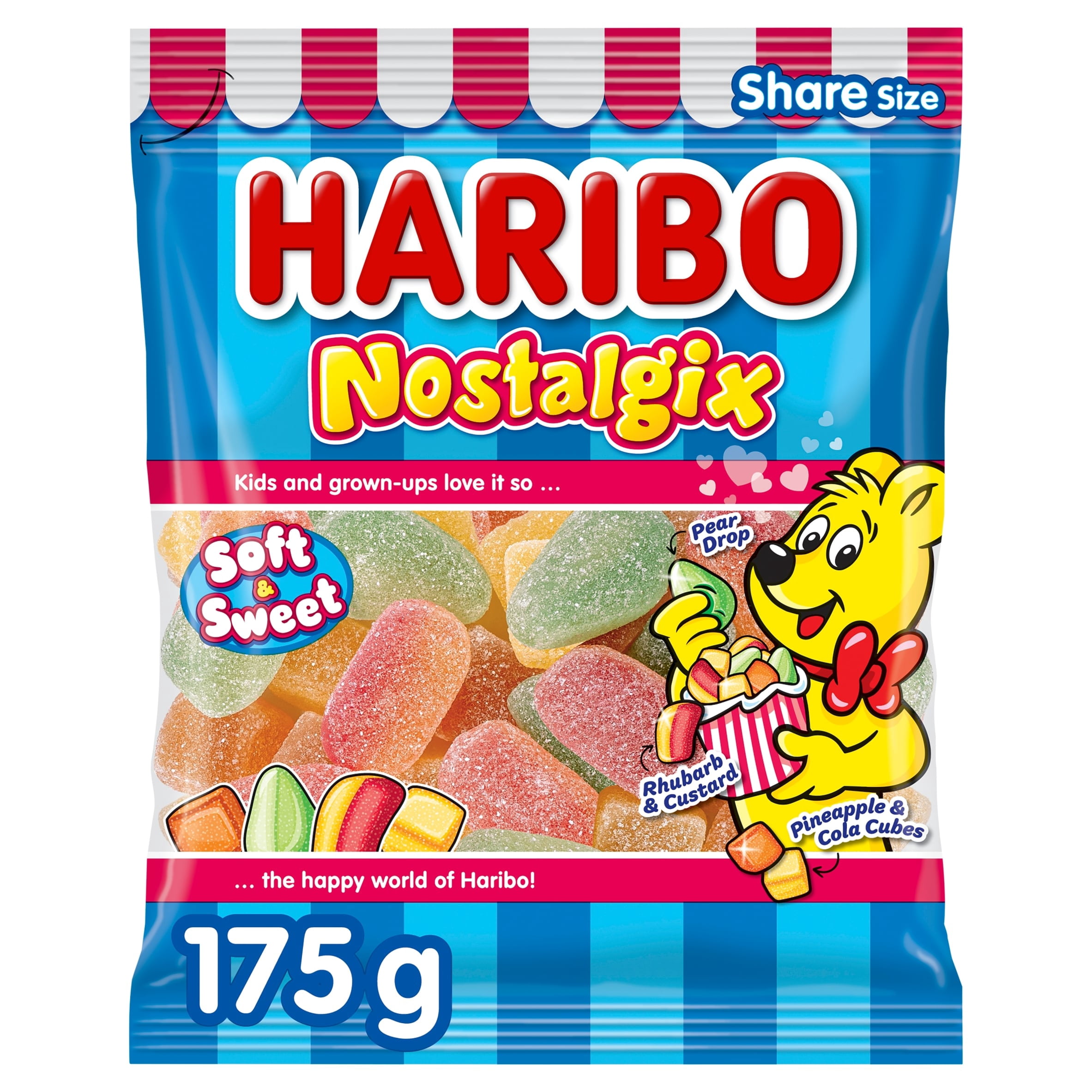 HARIBO Nostalgix Sweets Share Bag 175g, Imported from Britain - Walmart.com