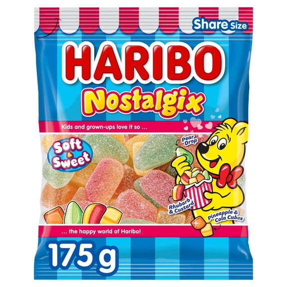 HARIBO Nostalgix Sweets Share Bag 175g, Imported from Britain