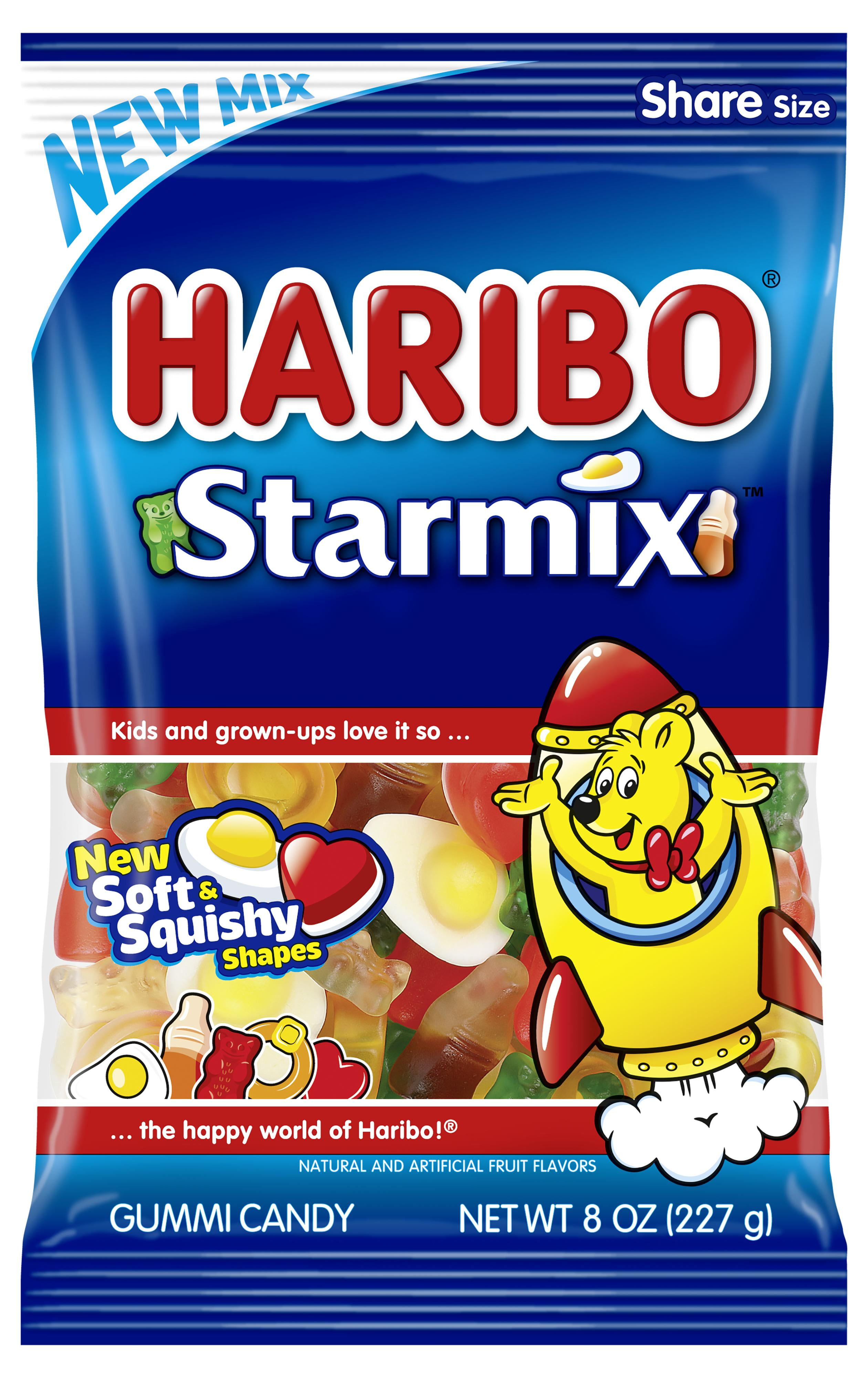 HARIBO Gummy Candy, Starmix Gummies, 8 oz, Large Share Bag