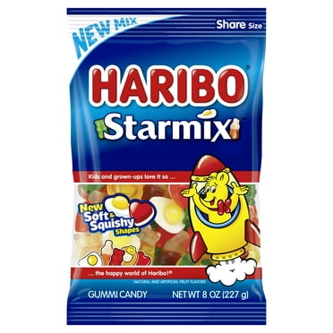 HARIBO Gummy Candy, Starmix Gummies, 8 oz, Large Share Bag​