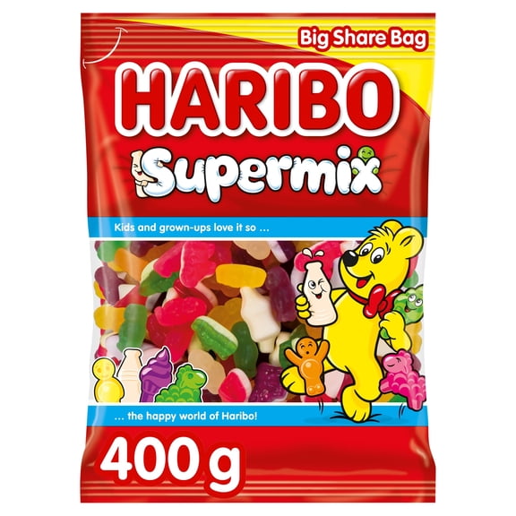 HARIBO Supermix 400g bags, Imported from Britain