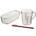 thumbnail image 1 of HARIO Heat Resistant Glass Sweets Share Kit Made in Japan HSK-2008-R// Cups, 1 of 5