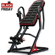 HARISON Heavy Duty Inversion Table with 3D Memory Foam, 350 lbs Capacity, Full Inversion for Back Pain Relief