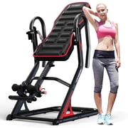 HARISON Heavy Duty Inversion Table with 350 LBS Capacity, Back Stretching Machine for Back Pain Relief with 3D Memory Foam