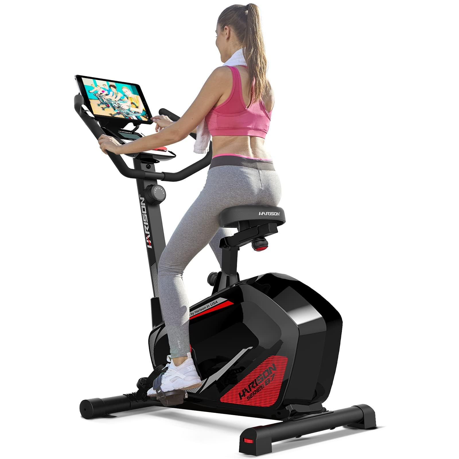 HARISON Magnetic Exercise Bike for Home, 350 LBS Capacity