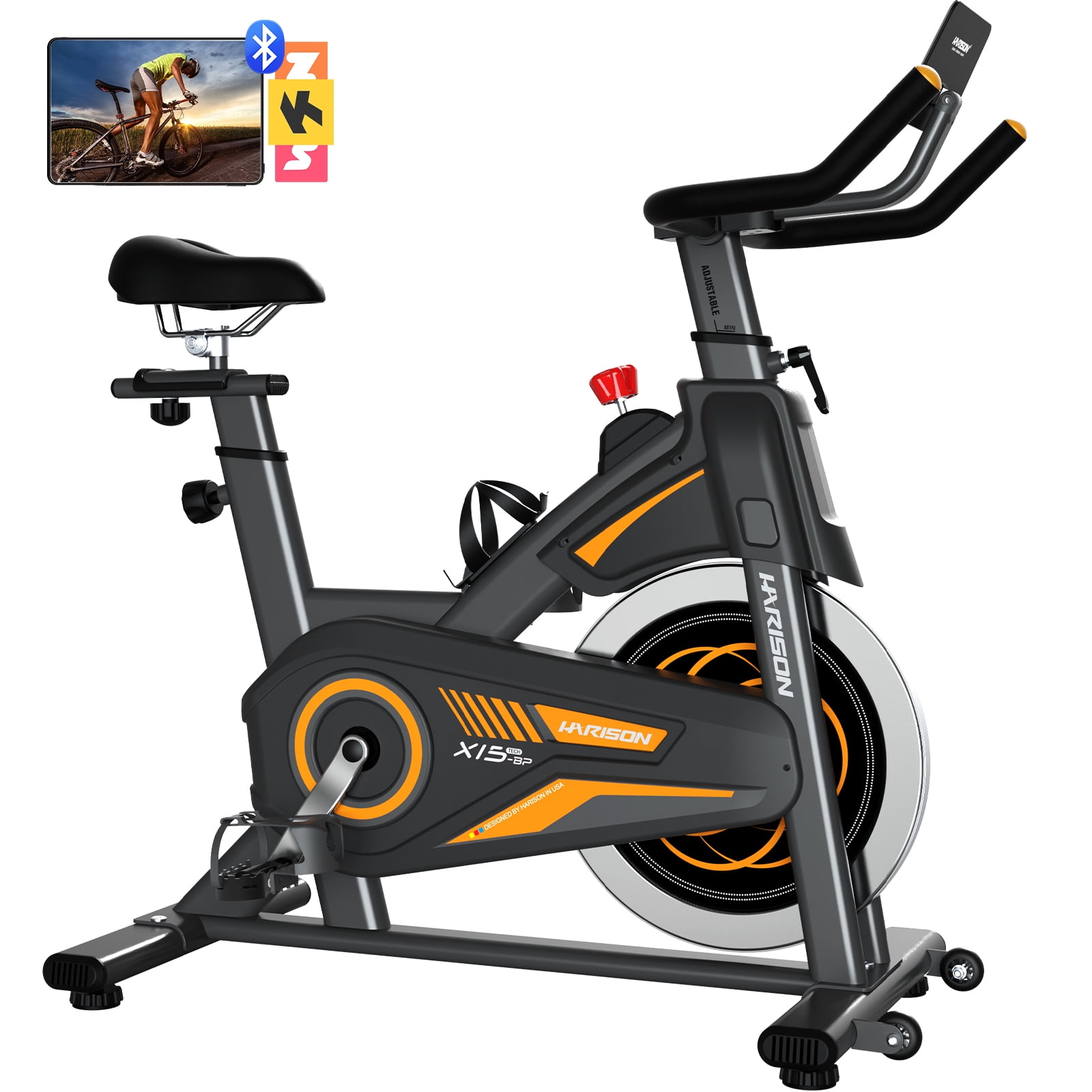 Harison Electromagnetic Spin Bike HARISON B3600 Exercise Bikes