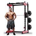 thumbnail image 1 of HARISON Squat Rack with Pull Up Bar, Multi-Function Power Cage Home Gym, Workout Equipment Cage (Weights/Bar Not Included), 1 of 8