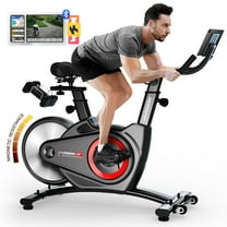 HARISON Semi-Commercial Exercise Bike for Home, Silent Magnetic Stationary Bike with Tablet Holder & Comfort Seat, 350 LBS Capacity