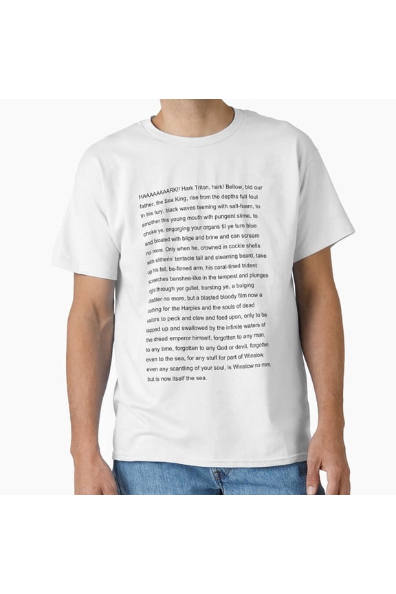 HARK Sea Captain Nautical Horror Quote T-Shirt