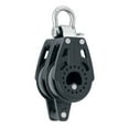 thumbnail image 1 of HARKEN Premium Sailing 40mm Carbo Fixed Double Pulley Boat Block w/Becket, Part 2643, 1 of 3