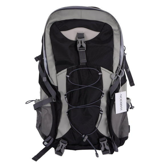 HARKSON 40L Lightweight Waterproof Hiking Camping Backpack, Men Women Packable Travel Daypack with Rain Cover,Black